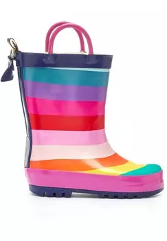Резиновые сапоги HANDLE YOUNGER Next, цвет multi rainbow stripe
