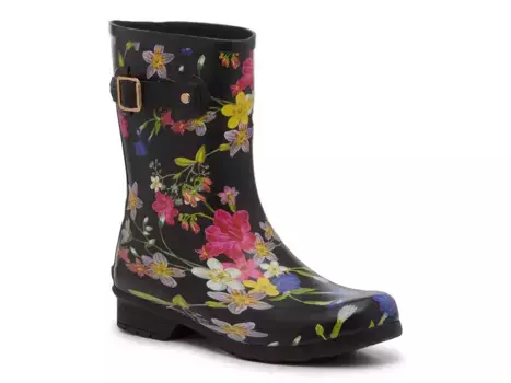 Резиновые сапоги Kalista Rain Chooka, Black/Multicolor Floral Print