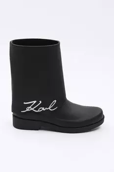 Резиновые сапоги Kalosh Karl Lagerfeld, черный