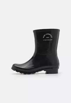 Резиновые сапоги KALOSH LINED MIDI MAISON SHINE KARL LAGERFELD, черный