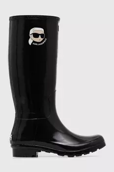 Резиновые сапоги КАЛОШ НФТ Karl Lagerfeld, черный