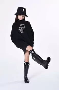 Резиновые сапоги Karl Lagerfeld, черный