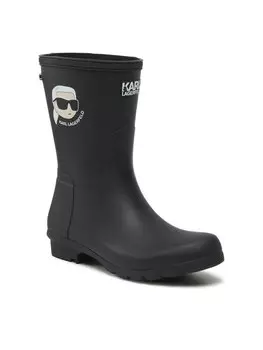 Резиновые сапоги Karl Lagerfeld, черный