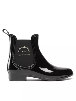 Резиновые сапоги Karl Lagerfeld, черный