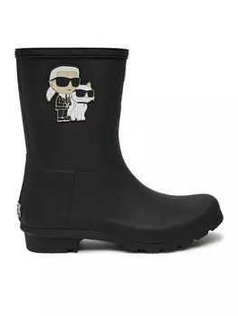 Резиновые сапоги KARL LAGERFELD, черный