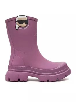 Резиновые сапоги KARL LAGERFELD, розовый