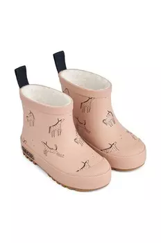 Резиновые сапоги Liewood Jesse Thermo Rainboot, розовый
