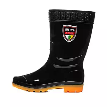 Резиновые сапоги мужские черный Warrior