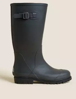 Резиновые сапоги на флисовой подкладке Marks & Spencer, зеленый