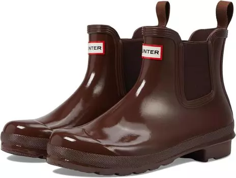 Резиновые сапоги Original Chelsea Gloss Hunter, цвет Brown Bolt
