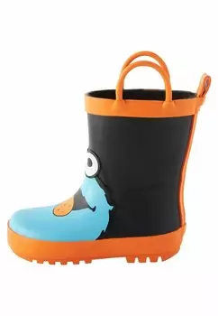 Резиновые сапоги PANDA HANDLE Next, цвет sesame street bright