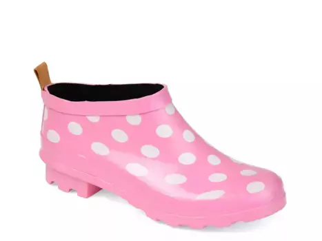 Резиновые сапоги Rainer Journee, Pink/White Polka Dot Print