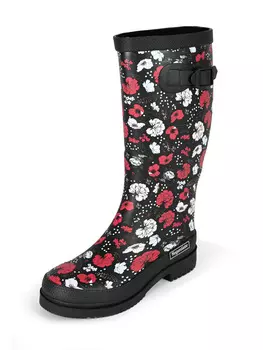 Резиновые сапоги Regenliebe, цвет schwarz/wei/rot