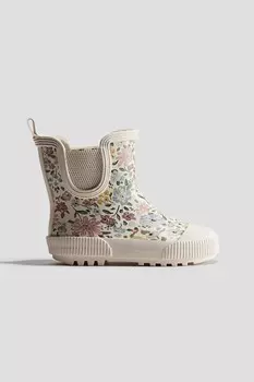 Резиновые сапоги с флисовой подкладкой H&M, мультиколор