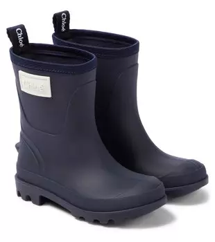 Резиновые сапоги с логотипом Chlo, синий