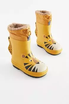Резиновые сапоги с манжетами Next, желтый