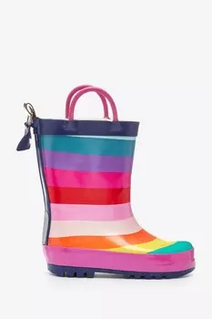 Резиновые сапоги с ручками Next, мультиколор