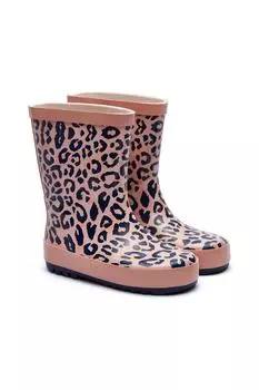 Резиновые сапоги с животным принтом Harry Bear, розовый