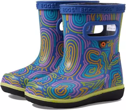 Резиновые сапоги Skipper II - Cloud Geo Bogs, цвет Royal Multi