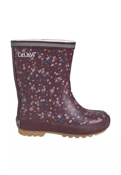 Резиновые сапоги THERMAL WITH AOP CeLaVi, цвет windsor wine