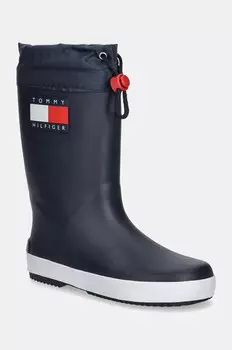 Резиновые сапоги Tommy Hilfiger, темно-синий