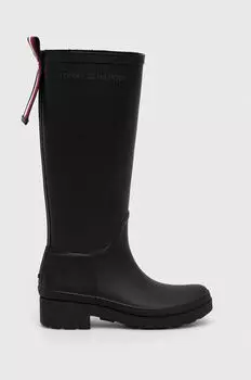 Резиновые сапоги TOMMY RUBBERBOOT Tommy Hilfiger, черный