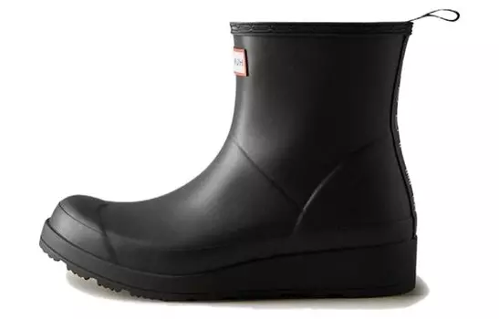 Резиновые сапоги женские черные Hunter