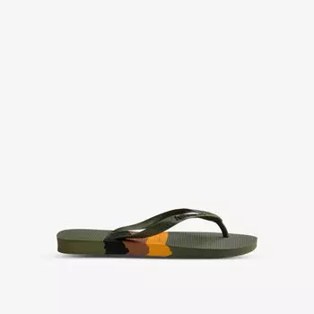 Резиновые шлепанцы Basil-Flag Havaianas, зеленый