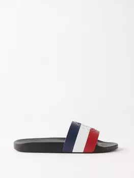 Резиновые шлепанцы basile Moncler, черный