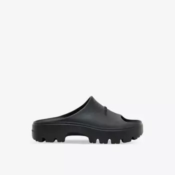 Резиновые шлепанцы Eclipse с тисненым логотипом Allsaints, черный