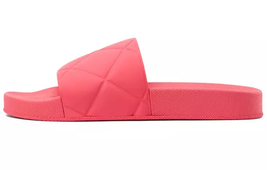 Резиновые тапочки розовые женские Bottega Veneta