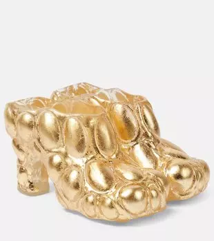Резиновые туфли-лодочки для пудинга Bottega Veneta, мультиколор