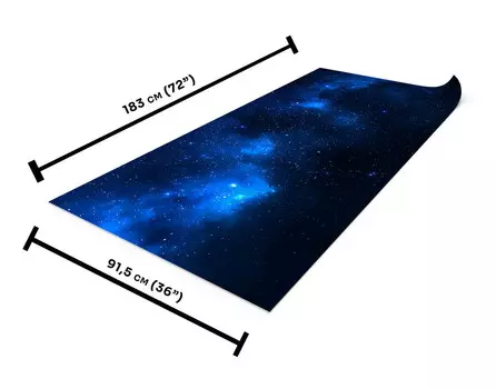 Резиновый коврик для боевых игр - Star Wars: Armada - Blue Nebula 72 Playmaty