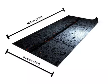 Резиновый коврик для боевых игр - Star Wars: Armada - To Nie Moon 72 Playmaty