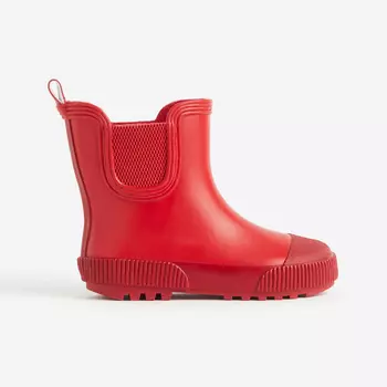 Резиновый сапоги H&M Kids Fleece-lined, ярко-красный