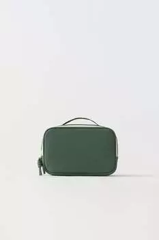 Косметичка Zara, зеленый