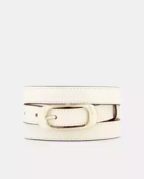 Резной кожаный ремень Woman Limited El Corte Ingls, цвет Crudo