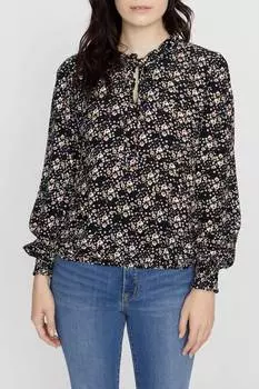 Резолюция Блузка с присборенными рукавами в зимнем свежем цвете Sanctuary, цвет winter fresh