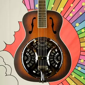 Резонатор Fender PR-180E, накладка на гриф из орехового дерева, взрыв выдержанного коньяка 0970392337
