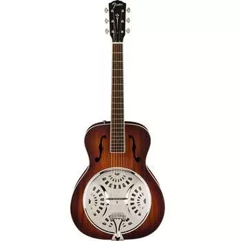 Резонатор Fender PR-180E с корпусом, накладка на гриф из орехового дерева, выдержанный коньячный взрыв 0970392337