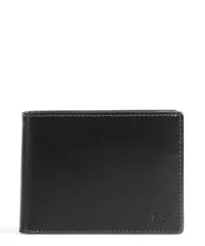 RFID-кошелек Arezzo из мелкозернистой яловой кожи Braun Bffel, черный