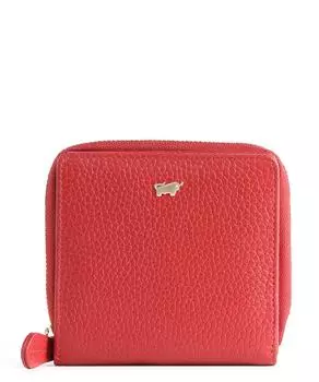 RFID-кошелек Asti из зернистой яловой кожи Braun Bffel, красный