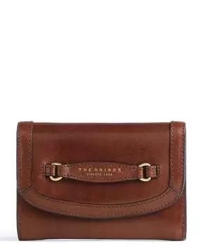 RFID-кошелек Bettina из мелкозернистой яловой кожи The Bridge, коричневый