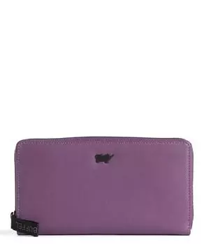 RFID-кошелек Capri из мягкой яловой кожи Braun Bffel, фиолетовый