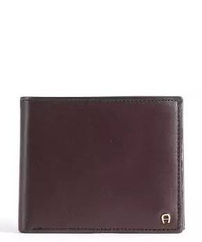 RFID-кошелек Daily Basis из телячьей кожи Aigner, бордовый