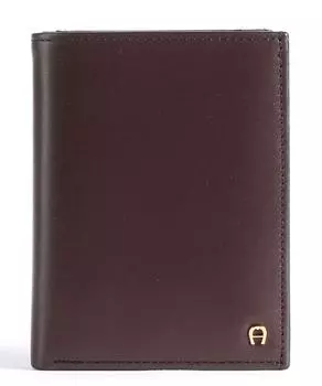 RFID-кошелек Daily Basis из телячьей кожи Aigner, бордовый