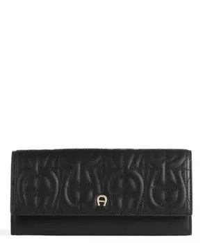 RFID-кошелек Diadora из мягкой яловой кожи. Aigner, черный