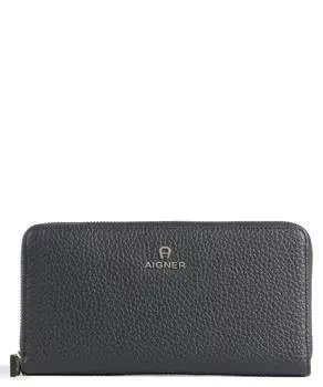 RFID-кошелек Ivy из зернистой яловой кожи Aigner, синий