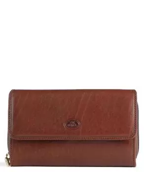 RFID-кошелек из зерненой кожи The Bridge, коричневый