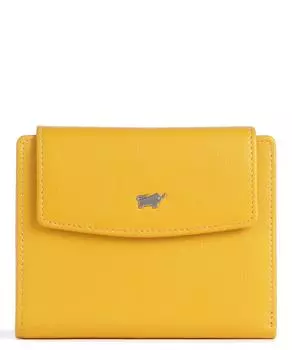 RFID-кошелек Joy из мягкой яловой кожи Braun Bffel, желтый